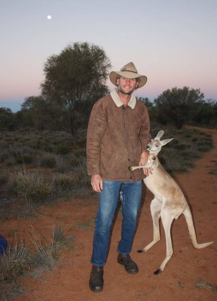 Heartwarming Gratitude Rescued Kangaroo Finds Comfort In Endless Hugs For The Volunteers Who 